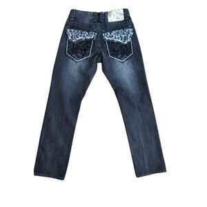 Southpole Premium Denim Vintage Y2K   Embroidered Jeans